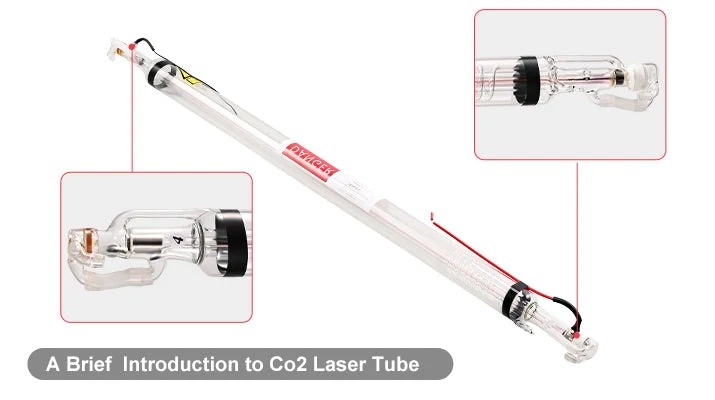 Ống phóng Laser CO₂ 50W